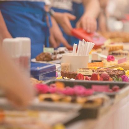 Reichlich Versorgung beim Schlossgartenpicknick