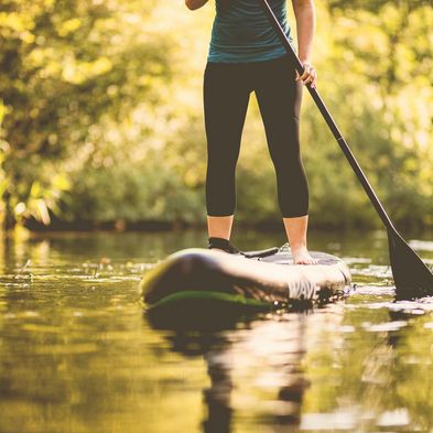 SUP Paddler in Malente