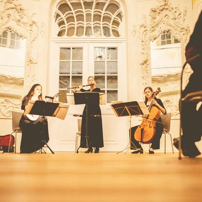 Auftritt beim Schlosskonzert von Künstlern im Plöner Prinzenhaus 